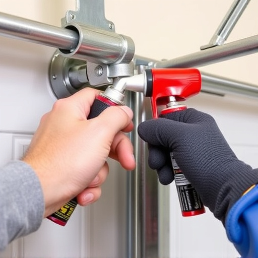 how to lubricate garage door rollers and hinges safely