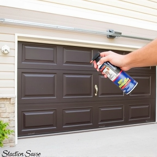 how to lubricate garage door rollers and hinges safely