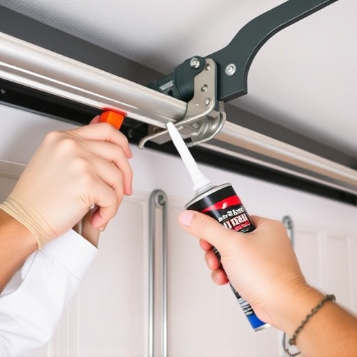 how to lubricate garage door rollers and hinges safely