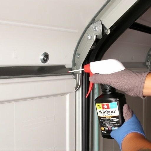 how to lubricate garage door rollers and hinges safely