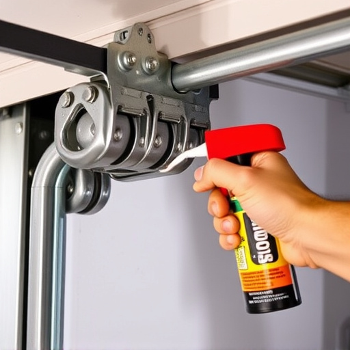 how to lubricate garage door rollers and hinges safely