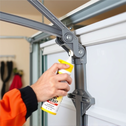 how to lubricate garage door rollers and hinges safely
