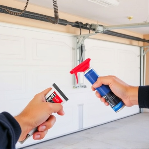 how to lubricate garage door rollers and hinges safely