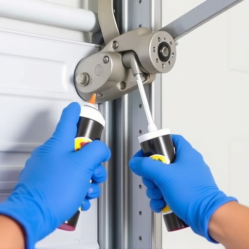 how to lubricate garage door rollers and hinges safely