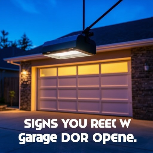 signs you need a new garage door opener