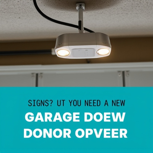 signs you need a new garage door opener