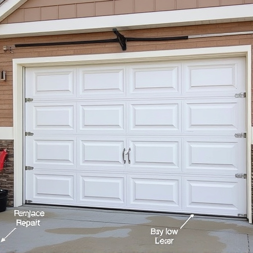 when to replace vs repair a garage door panel