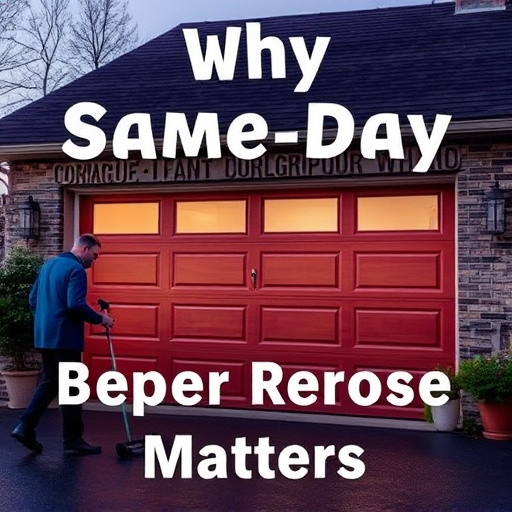 why same-day garage door repair service matters