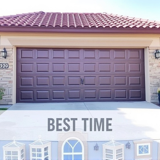 best time of year to schedule garage door maintenance in AZ