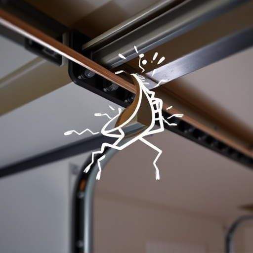 common causes of broken garage door tracks and rollers