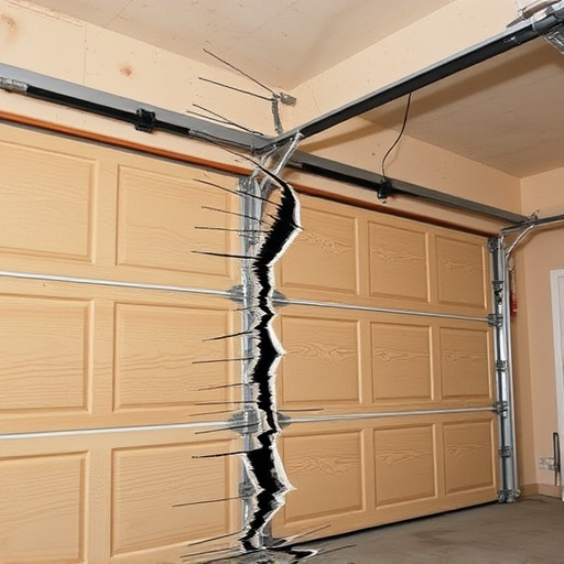 common causes of broken garage door tracks and rollers