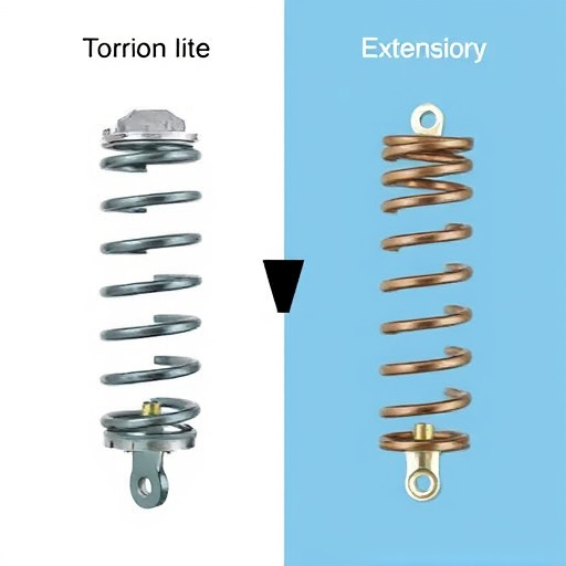 difference between torsion and extension springs explained