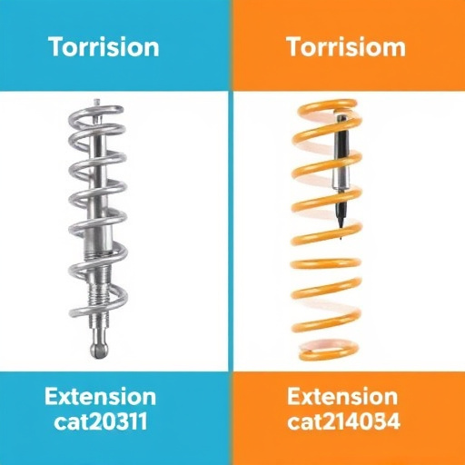 difference between torsion and extension springs explained