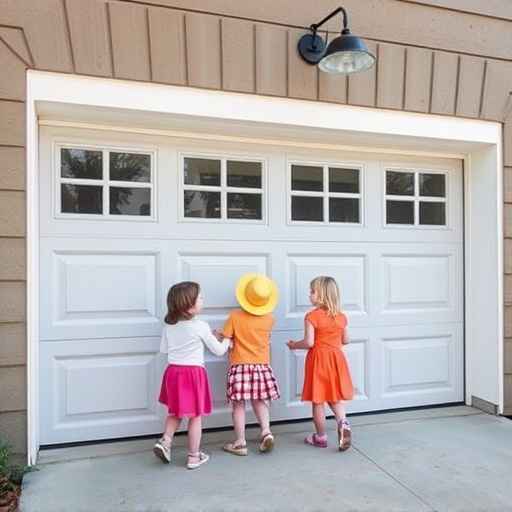 garage door safety tips for families with children