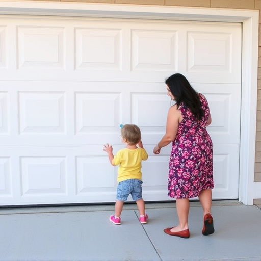 garage door safety tips for families with children