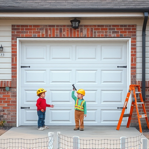 garage door safety tips for families with children