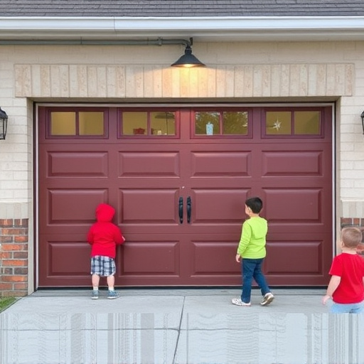 garage door safety tips for families with children