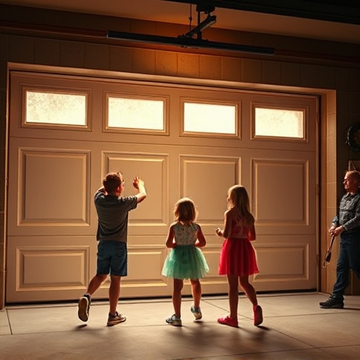garage door safety tips for families with children