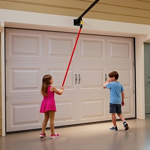 garage door safety tips for families with children
