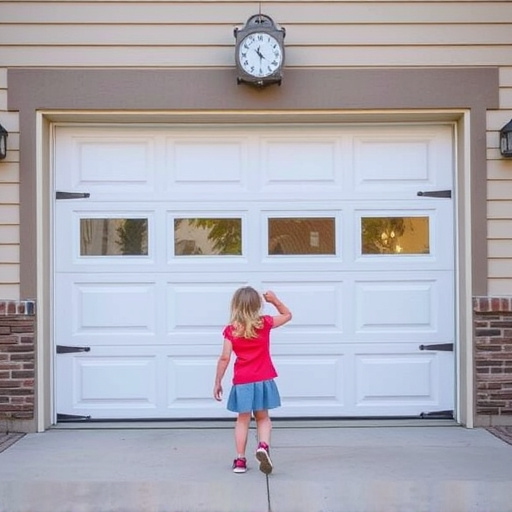 garage door safety tips for families with children
