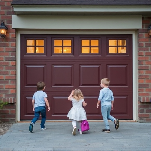 garage door safety tips for families with children