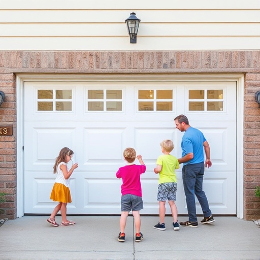 garage door safety tips for families with children