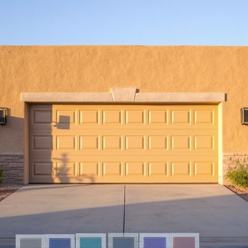 how dust and heat affect garage doors in the desert climate