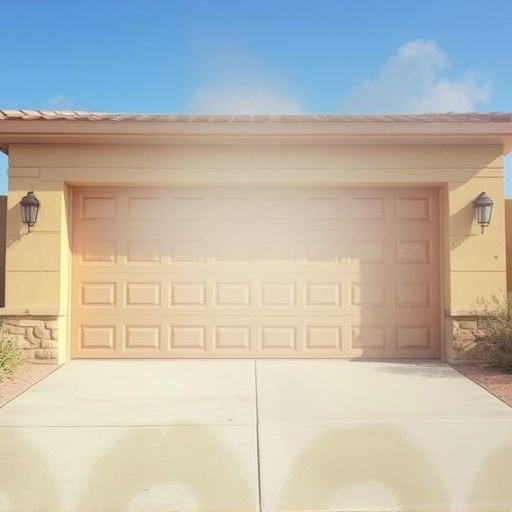 how dust and heat affect garage doors in the desert climate