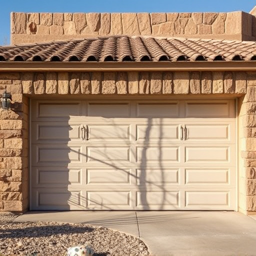 how dust and heat affect garage doors in the desert climate