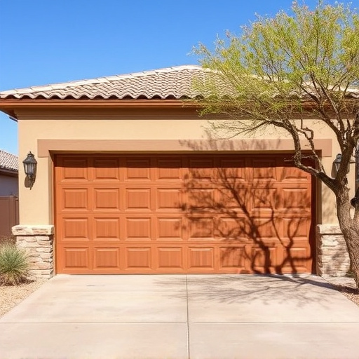 how dust and heat affect garage doors in the desert climate