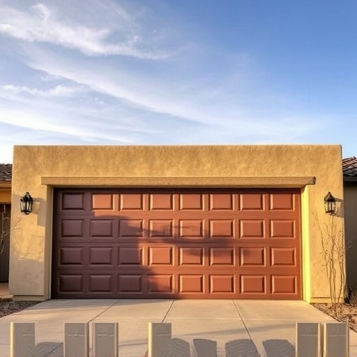 how dust and heat affect garage doors in the desert climate