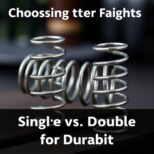 how to choose between single and double garage door springs