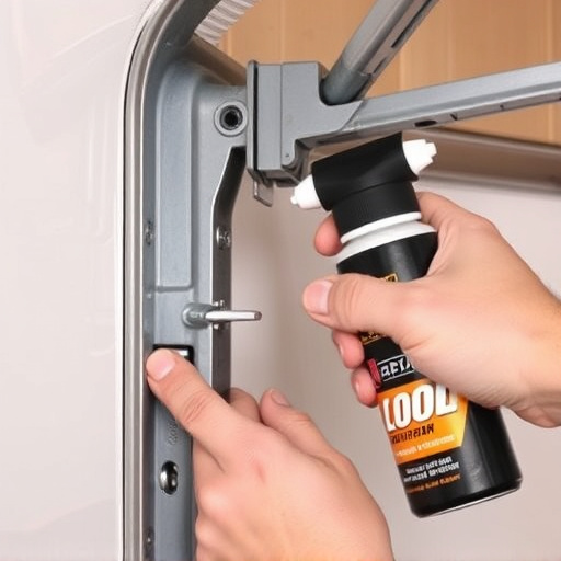 how to lubricate garage door rollers and hinges safely