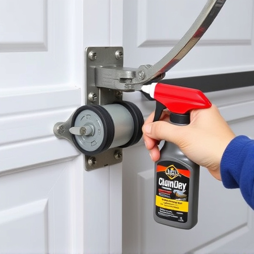 how to lubricate garage door rollers and hinges safely