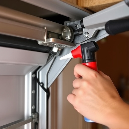 how to lubricate garage door rollers and hinges safely