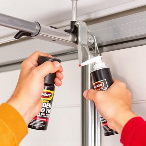 how to lubricate garage door rollers and hinges safely