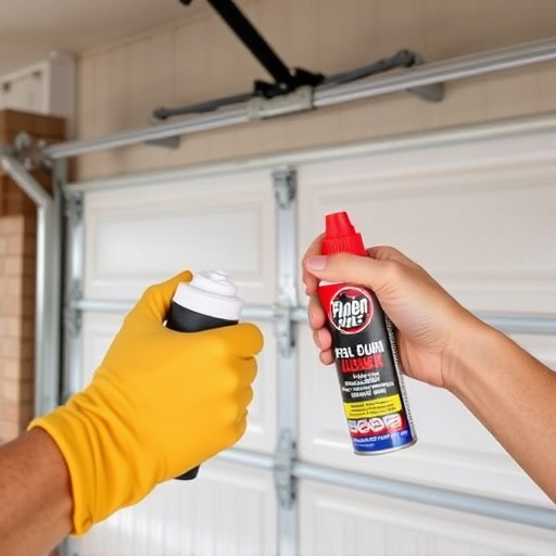 how to lubricate garage door rollers and hinges safely