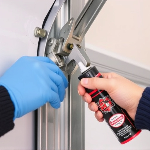 how to lubricate garage door rollers and hinges safely