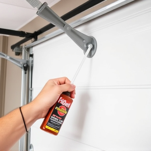 how to lubricate garage door rollers and hinges safely