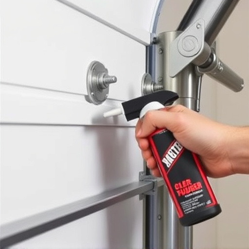 how to lubricate garage door rollers and hinges safely