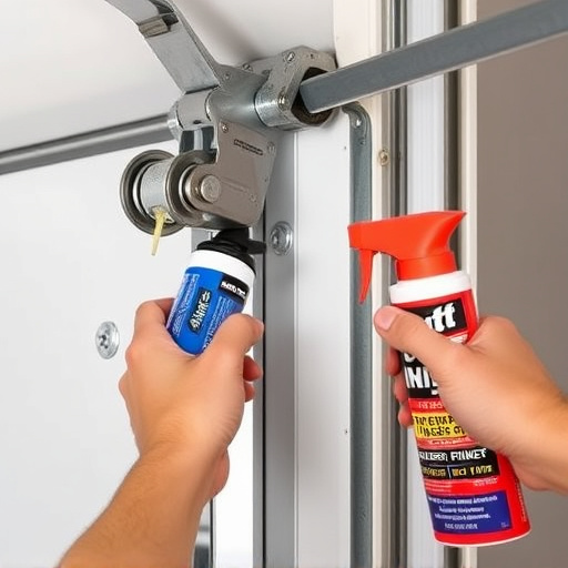 how to lubricate garage door rollers and hinges safely