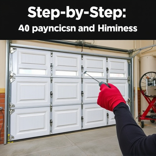 how to lubricate garage door rollers and hinges safely