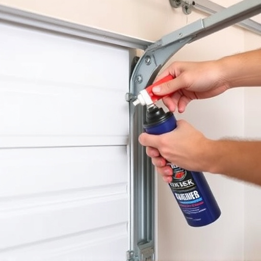 how to lubricate garage door rollers and hinges safely