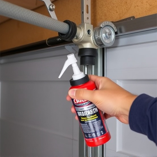 how to lubricate garage door rollers and hinges safely