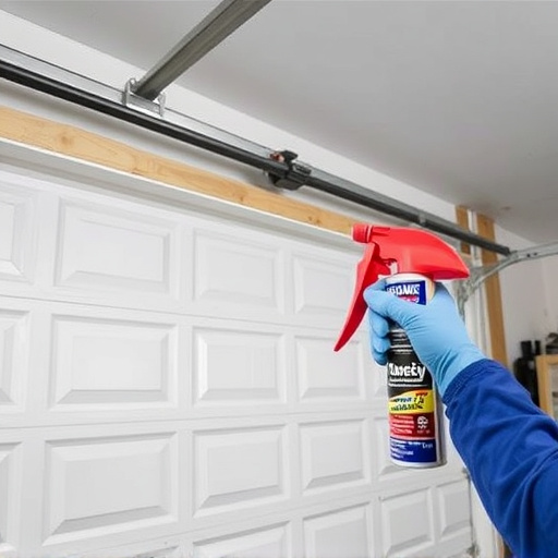 how to lubricate garage door rollers and hinges safely