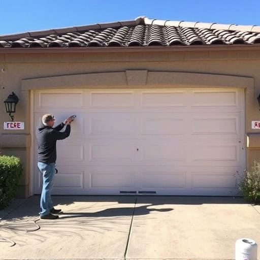 quick garage door repair in Tucson