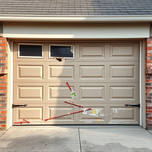 when to replace vs repair a garage door panel