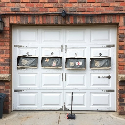 when to replace vs repair a garage door panel