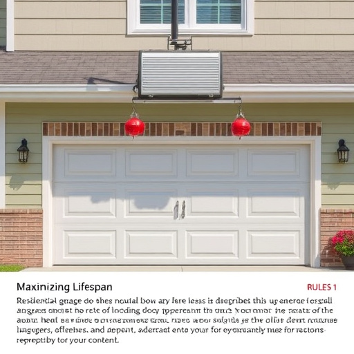 average lifespan of a residential garage door opener