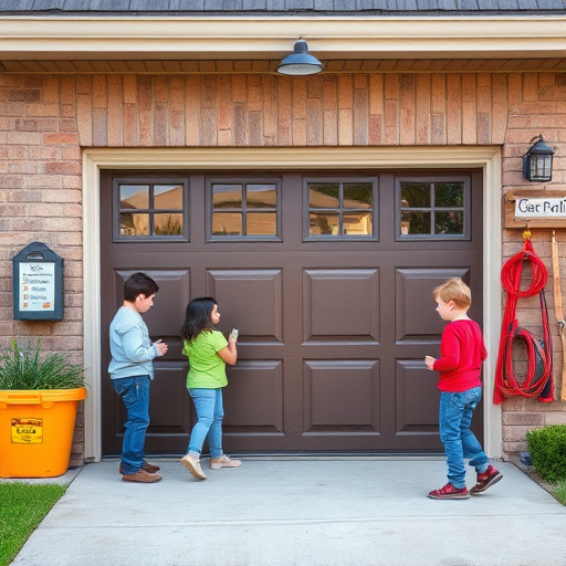 garage door safety tips for families with children